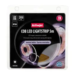 Taśma LED COB 5m barwa neutralna IP20-1