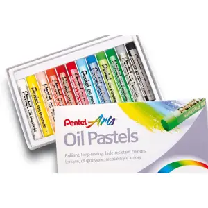 Kredki PENTEL pastele olejne 12 kolorów-102767