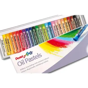 Kredki PENTEL pastele olejne 25 kolorów -102782