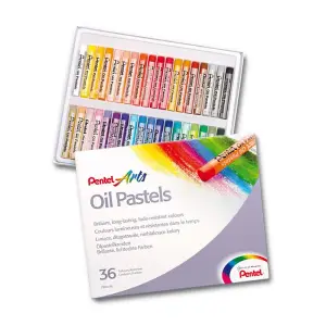 Kredki PENTEL pastele olejne 36 kolorów -102787