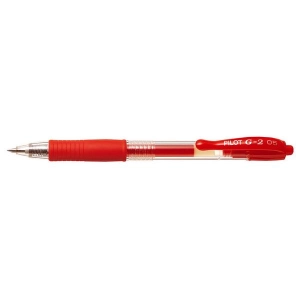 Pióro kulkowe PILOT G2 - czerwone-102912
