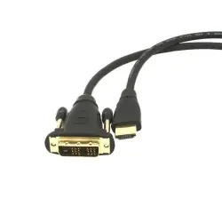 Kabel GEMBIRD  CC-HDMI-DVI-6 (HDMI M - DVI-D M; 1,8m; kolor czarny)-10399594