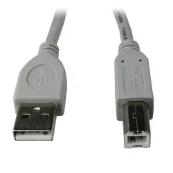 Kabel GEMBIRD  CCP-USB2-AMBM-6G (USB 2.0 typu A M - USB 2.0 typu B M; 1,8m; kolor szary)-10399729