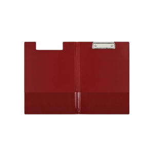 Podkładka z klipem clipboard BIURFOL A4 teczka z okładką - bordowa-103325