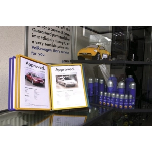 System paneli prezentacyjnych DURABLE na biurko 10 ramek 5632-105461