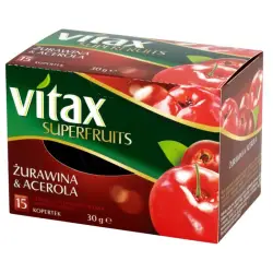 Herbata eksp. VITAX Super. - żurawina acerola-300815