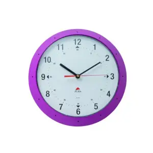 Zegar ścienny ALBA Hormur - różowy-12801
