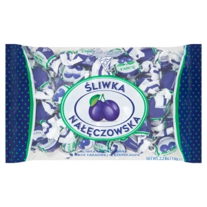 Cukierki śliwki śliwka Nałęczowska w czekoladzie SOLIDARNOŚĆ 1kg.