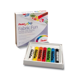 Kredki PENTEL pastele do tkanin PTS-7 7 kolorów-113653