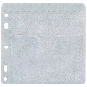 Koperty na CD/DVD Q-CONNECT do wpinania 40szt. białe-114804
