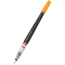 Pióro brush PENTEL kolor GFL - pomarańczowy-669394