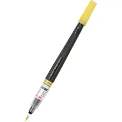 Pióro brush PENTEL kolor GFL - żółty-669402