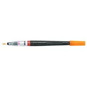 Pióro brush PENTEL kolor GFL - pomarańczowy-115143