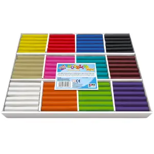 Modelina KOMA PLAST 12 kolorów x 15szt. op.180-115456