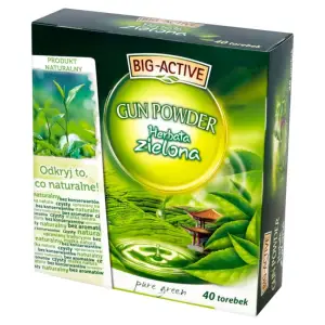 Herbata eksp. BIG ACTIVE Gun Powder zielona 40t.-300740