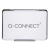 Poduszka do stempli Q-CONNECT 110x70mm metalowa z tuszem - czarna-115690