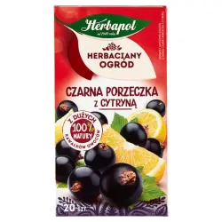 Herbata HERBAPOL Ogród - czarna porzeczka z cytryną op.20