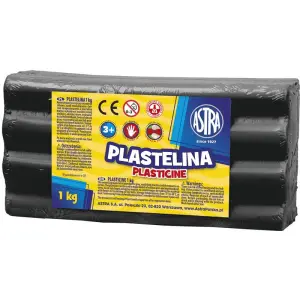 Plastelina ASTRA 1kg. - czarna-158124