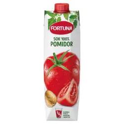 Sok FORTUNA 100% 1l. - świeży pomidor op.6-681343