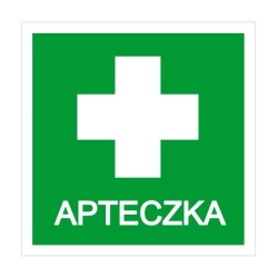 Tabliczka info. na apteczkę 15x15cm ZE-31 -265788