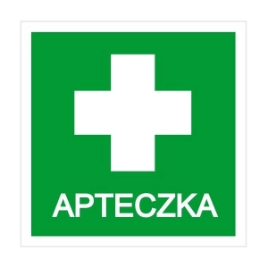 Tabliczka info. na apteczkę 15x15cm ZE-31 -265788