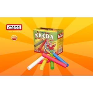 Kreda szkolna MAR-BOR M12 okr. kolor op.50-125428