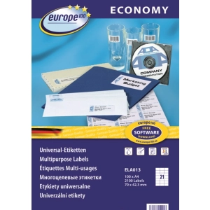Etykiety AVERY ZWECKFORM ECO 70x42,3mm ELA013-266760
