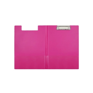 Podkładka z klipem clipboard BIURFOL A4 teczka z okładką - pastelowa różowa-127035