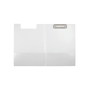 Podkładka z klipem clipboard BIURFOL A4 teczka z okładką - biała-127074
