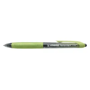 Długopis STABILO Performer  - czarny/zielony-303362