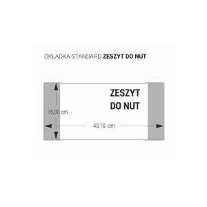 Okładka na zeszyt do nut -128436