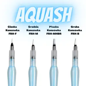 Pędzel PENTEL Aquash Brush FRH-MH końcówka płaska-128595