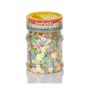 Cekiny ASTRA confetti 100g. kółka pastelowe 335116002-129407