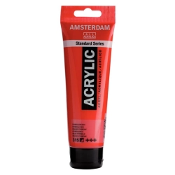 Farba akrylowa AMSTERDAM 120ml. -  pyrrole red 315-686504