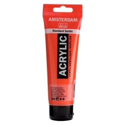 Farba akrylowa AMSTERDAM 120ml. -  naph.red lt. 398-686393