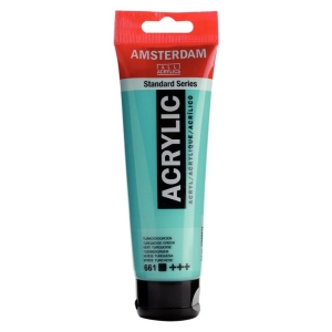 Farba akrylowa AMSTERDAM 120ml. -  turquoise grn. 661-686572