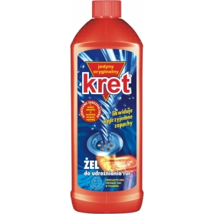 Środek KRET żel do rur 1000g. czerwony -314919