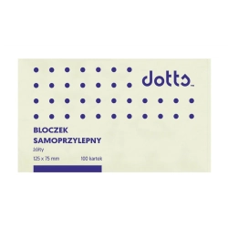 Karteczki samop. DATURA 75x125 100k żółty-333919