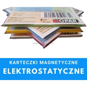 Karteczki magnetyczne NOPAR 10x10cm op.100 - zielone-134200