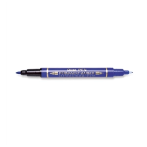 Marker PENTEL foliopis dwustronny N75W - niebieski-134541