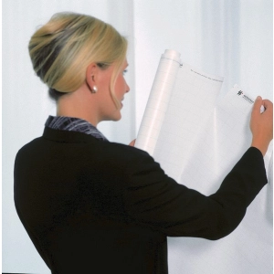 Folia tablica w rolce Flipchart typ EasyFlip 5 arkuszy - różowa-134569