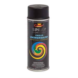 Farba w aerozolu spray 400ml. - czarny mat-333972