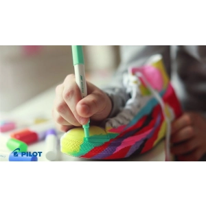 Marker PILOT Pintor M SET FUN mix kpl.6 czarny, fiolet, lazur, różowy, j.zielony-135215