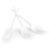 Widelec plastikowy OFFICE PRODUCTS 17cm 100szt. biały-138867