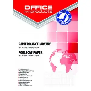 Papier kancelaryjny OFFICE PRODUCTS kratka A3 100ark.-140069