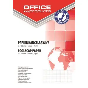 Papier kancelaryjny OFFICE PRODUCTS kratka A3 100ark.-140071