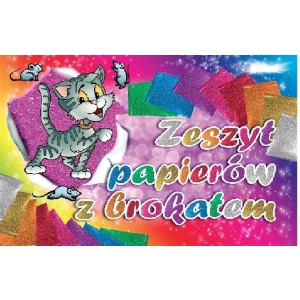 Zeszyt papierów ALIGA B5 brokatowy ZB-8-426994