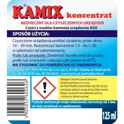 Odkamieniacz KAMIX 125ml do AGD komcentrat 600626-428305