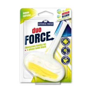 Kostka do WC GENERAL FRESH DUO FORCE zawieszka 40g cytryna -678279
