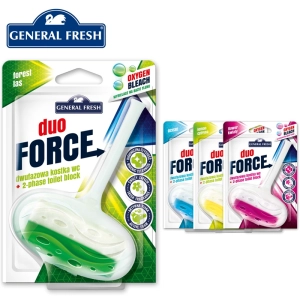 Kostka do WC GENERAL FRESH DUO FORCE zawieszka 40g cytryna-144699